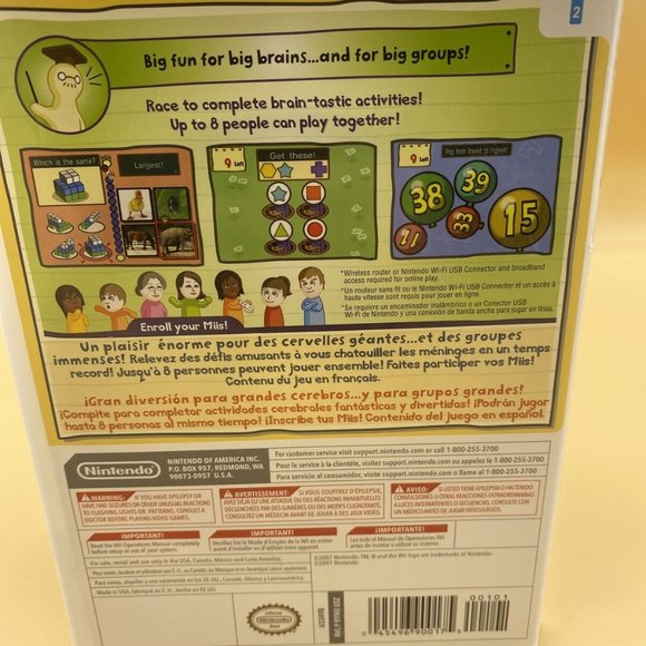 Big Brain Academy: Wii Degree (Nintendo Wii, 2007) - Complete w/ Manual. - Picture 4 of 4